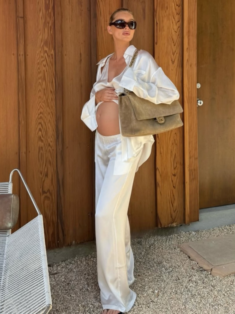 CHANEL Metiers D'Art 2026 Suede Maxi Camel Brown Flap Bag Matthieu Blazy 2026